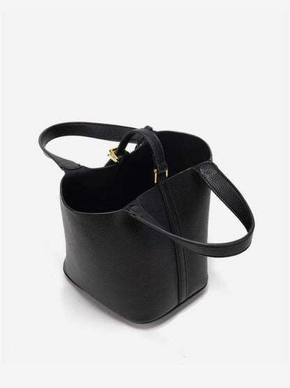 Glaiza | Sac seau Gold-Lock Élégant