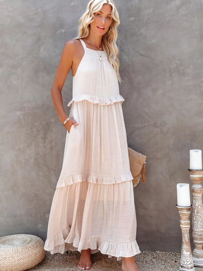 Mabel - Robe Maxi à Volants