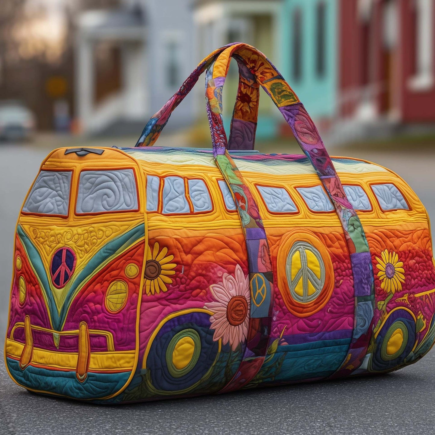 Luna – Sac de Voyage Rembourré avec Design Artisanale