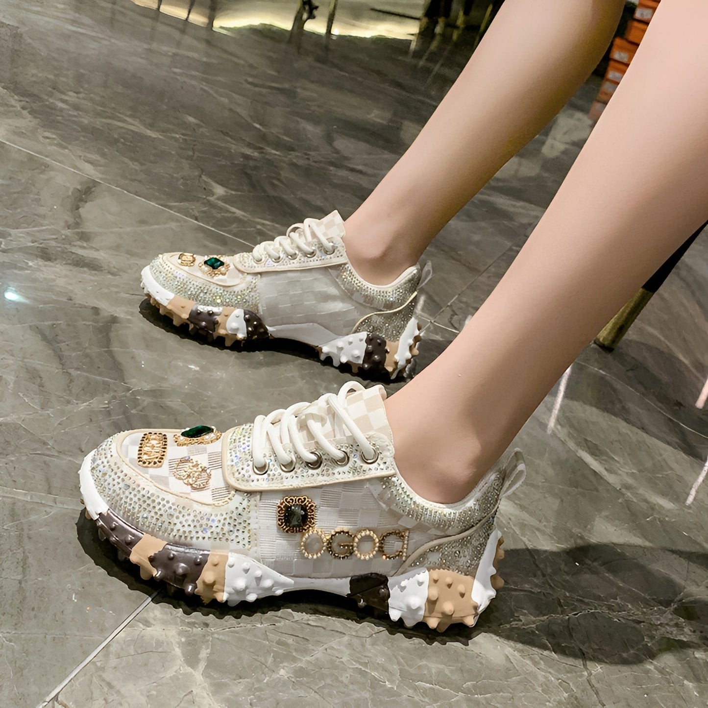 Bethan - Chaussures Brillantes Élégantes pour Femmes