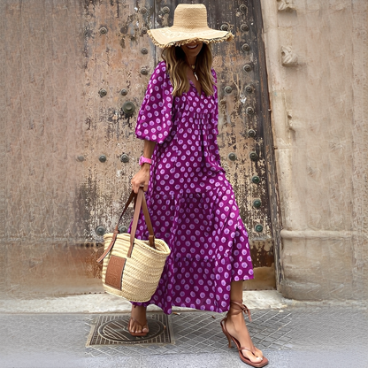 Menchie - Robe longue bohémienne pour femmes