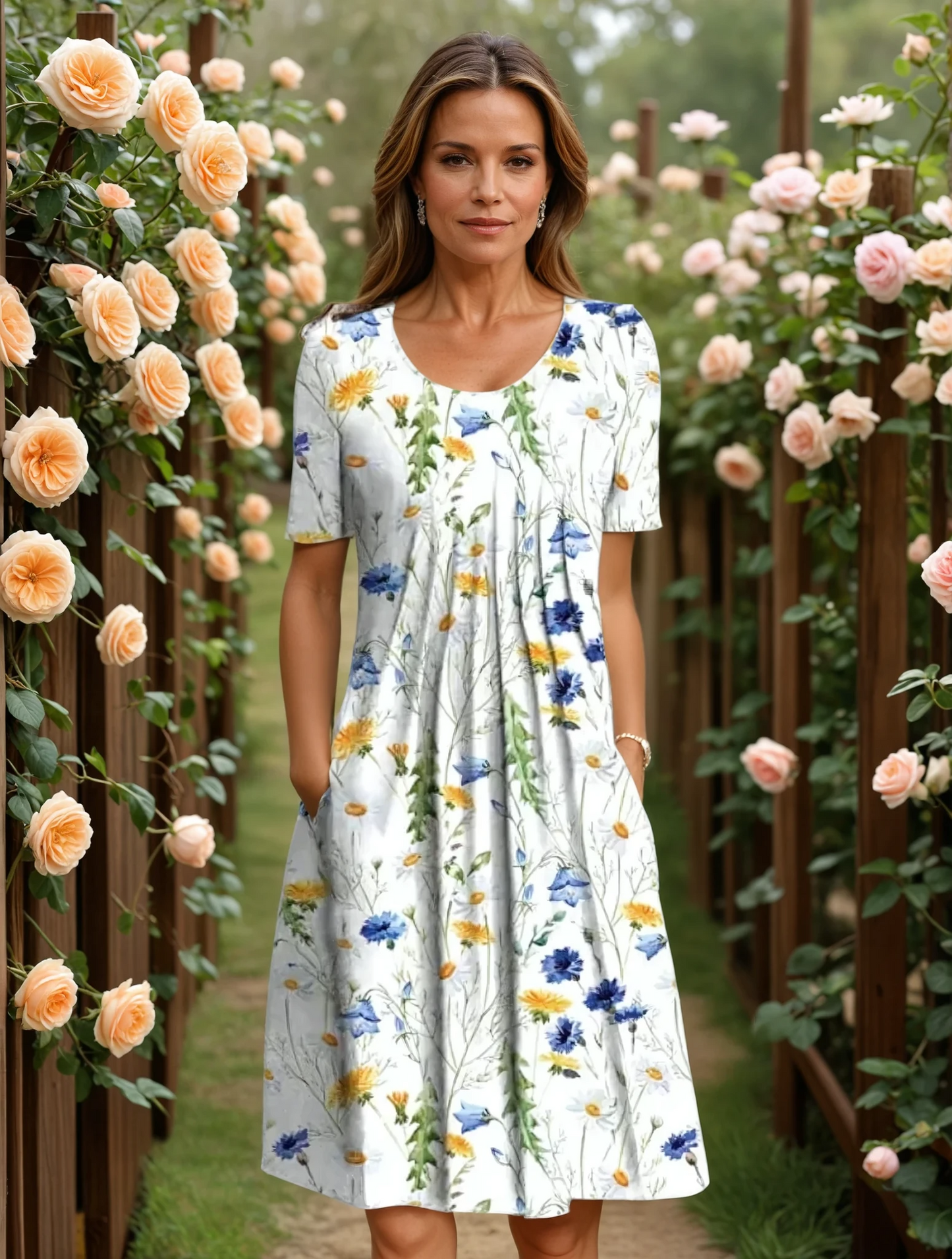 Marianne™ | Robe Élégante avec Couverture du Ventre