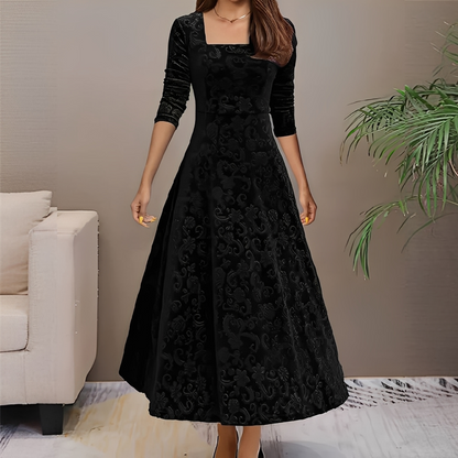 Malvina - Robe élégante avec décolleté carré pour femmes