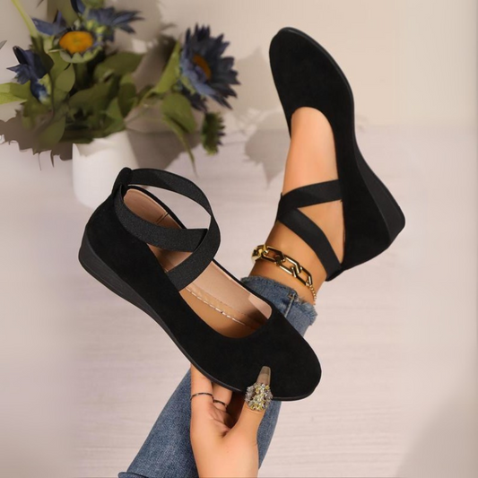 Anna | Ballerines à Talon Wedge Fermées