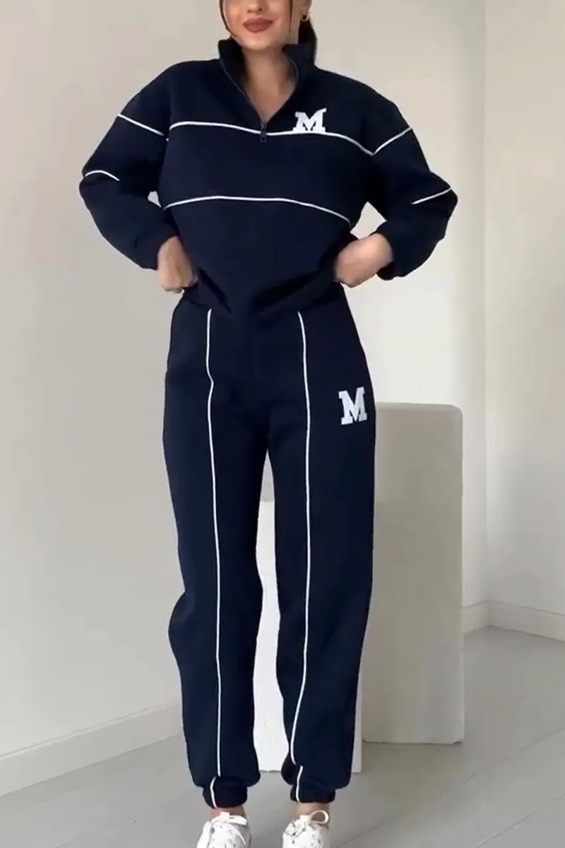 DESIREE – ENSEMBLE DE DETENTE SPORTIF AVEC ZIP