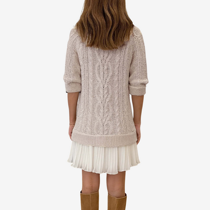 Robe en Tricot Tressé