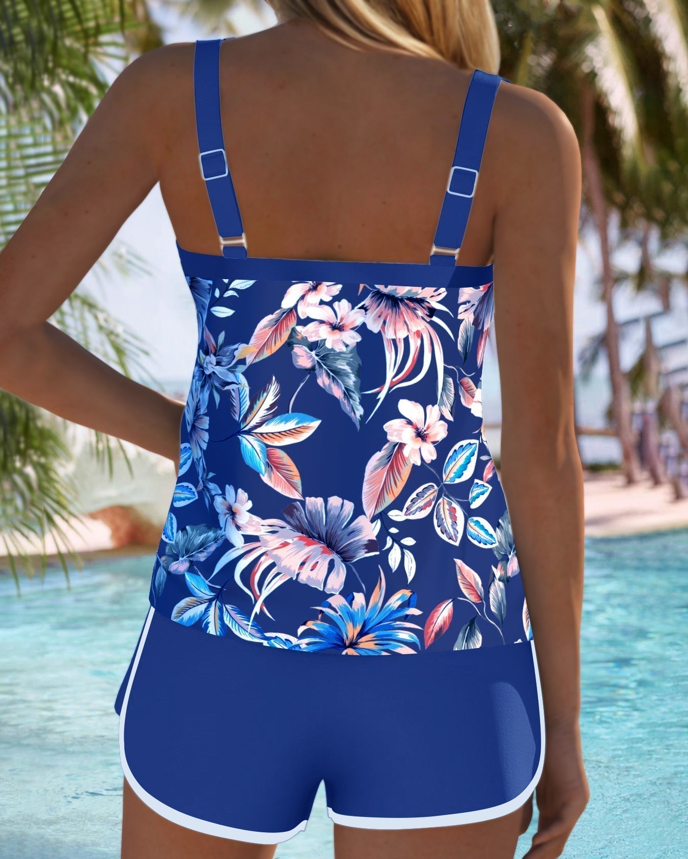 Rachelle - Ensemble Tankini Floral Raffiné