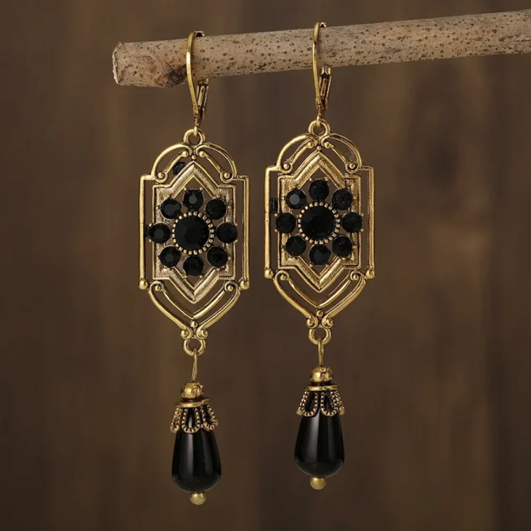 Boucles d'oreilles en cristal sophistiquées