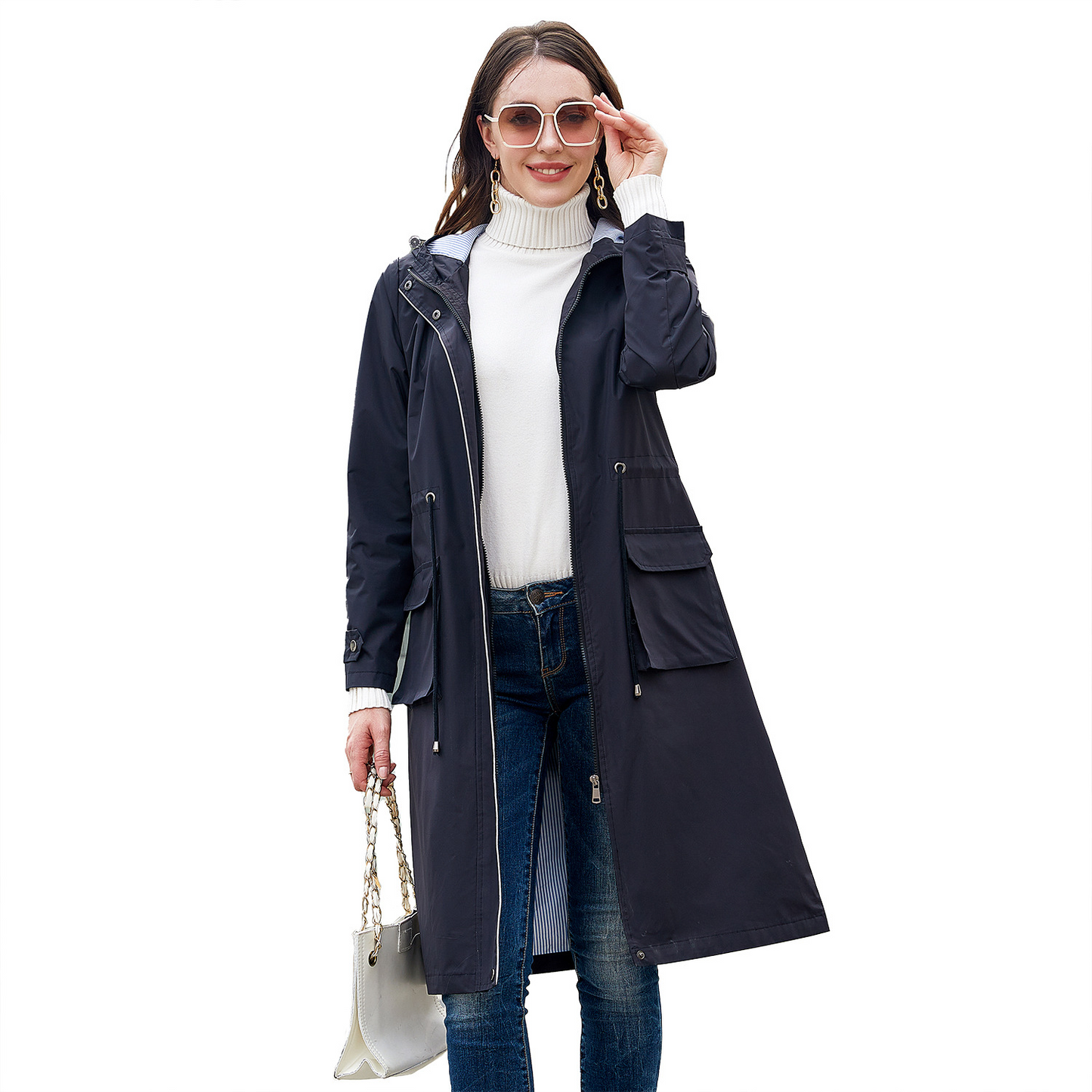 Bethany - Manteau Trench Imperméable et Stylé