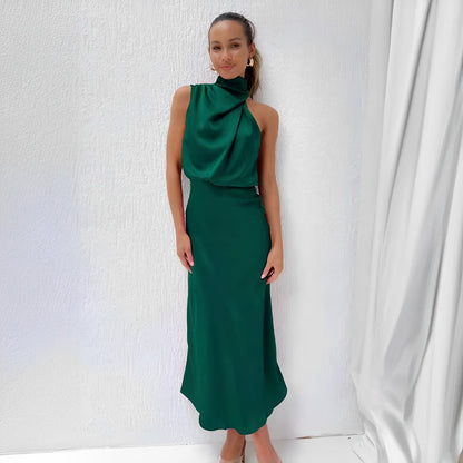 Marley - Élégante robe de soirée en satin pour femmes