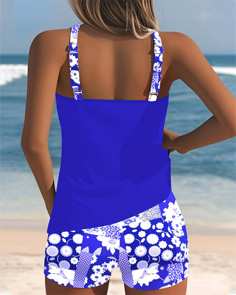 Nanet - Ensemble de Shorts Tankini Imprimés