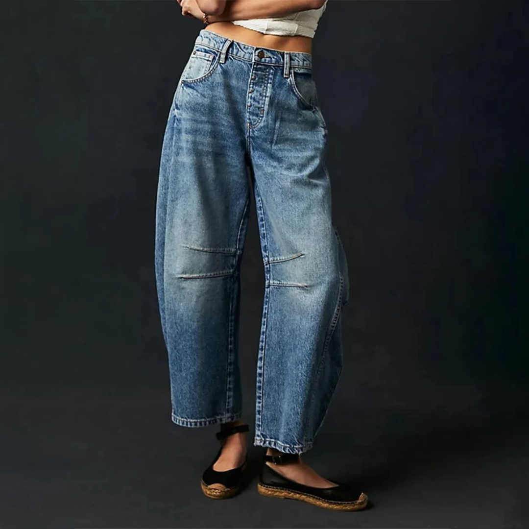 RILEY – JEANS RELAXÉS À LAVAGE VINTAGE