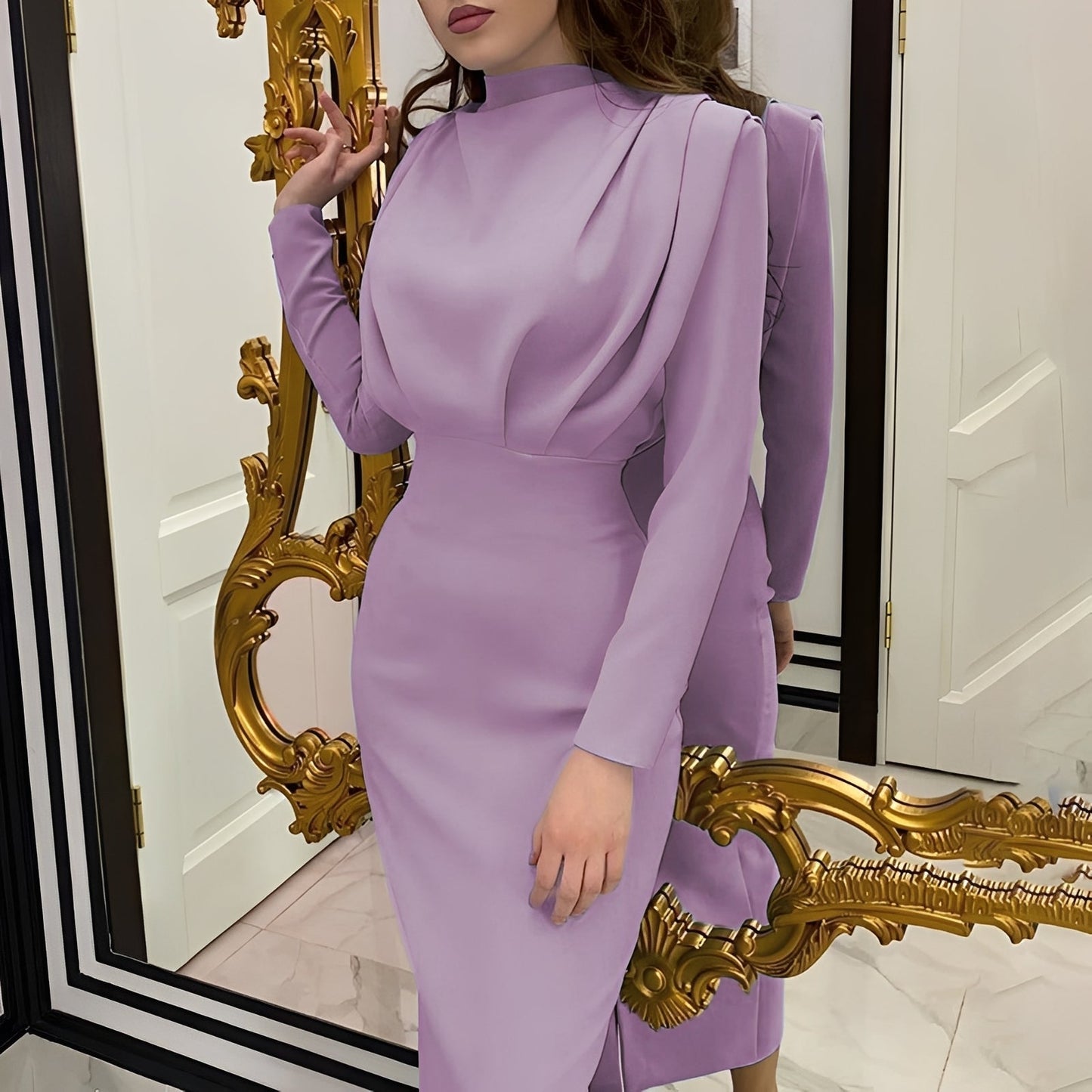 Jamie - Robe élégante à manches longues pour dames