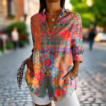 Gracelyn - Blouse Florale Premium