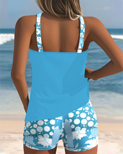 Nanet - Ensemble de Shorts Tankini Imprimés