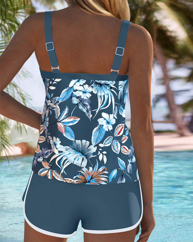 Rachelle - Ensemble Tankini Floral Raffiné