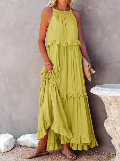 Mabel - Robe Maxi à Volants