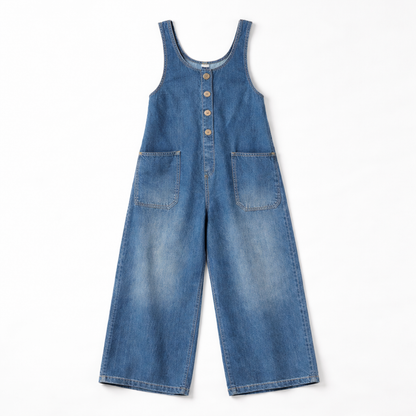 Lenna - Combinaison en Denim Décontractée