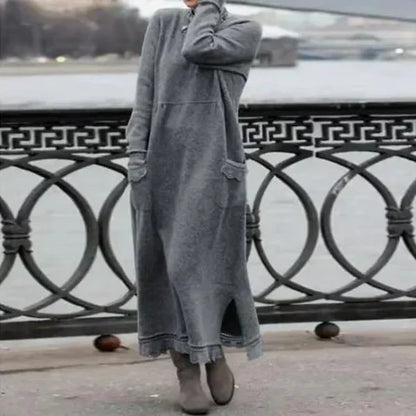 Wafa - Robe Longue Élégante et Confortable