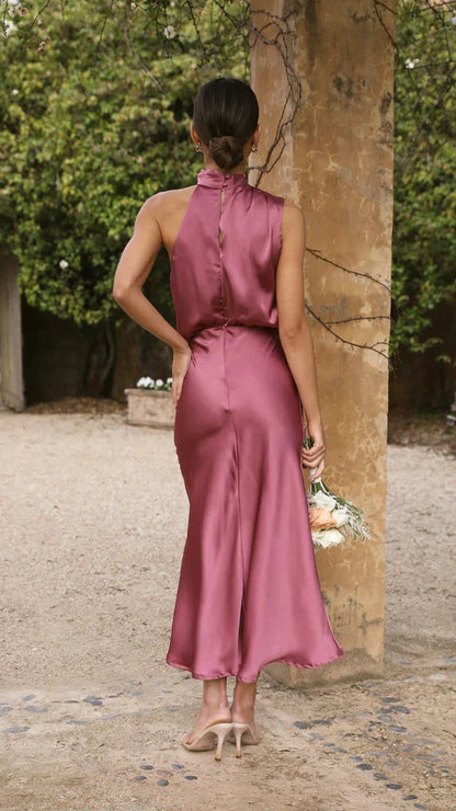 Juris - Robe maxi élégante et brillante pour occasions spéciales