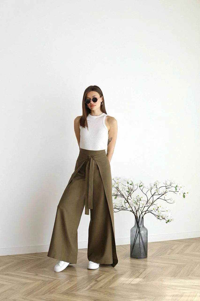 Maelis - Pantalon Large en Lin