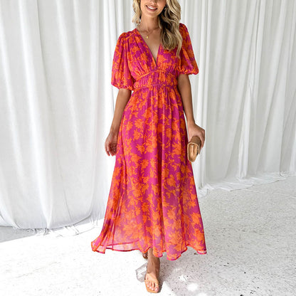 Clara | Robe Maxi de Printemps