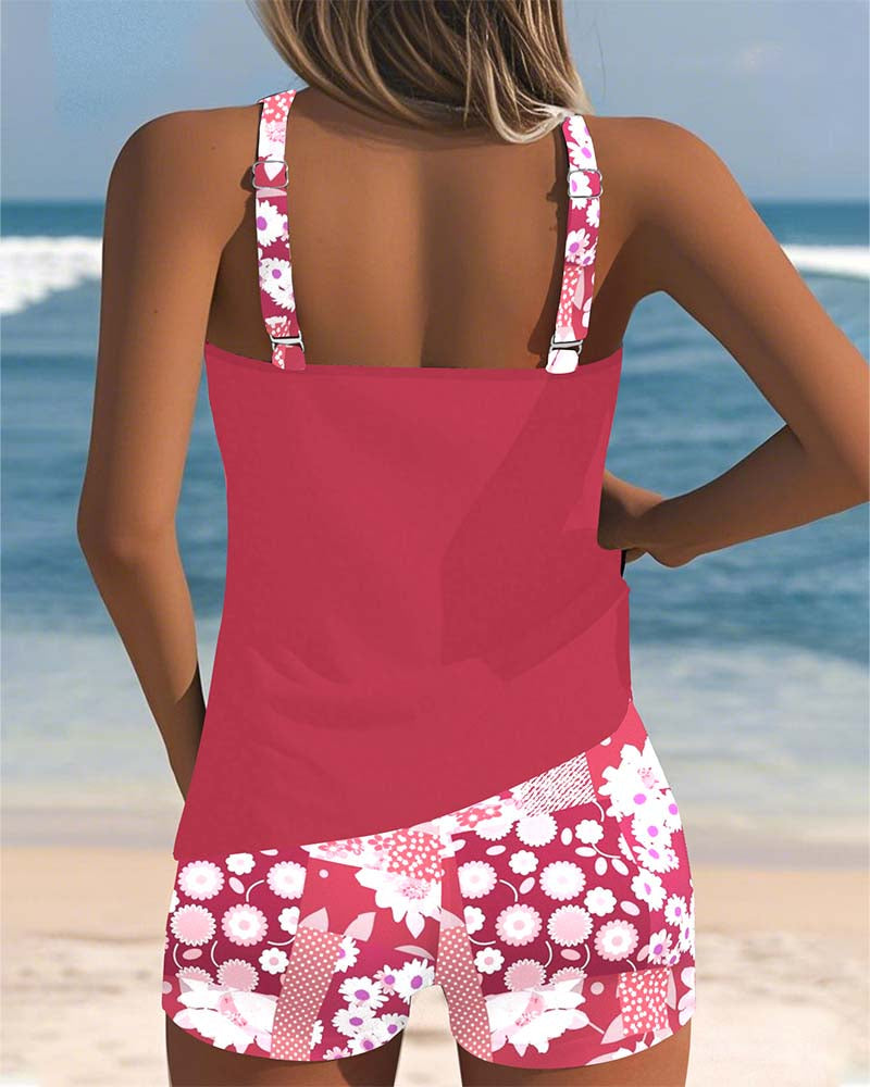Nanet - Ensemble de Shorts Tankini Imprimés