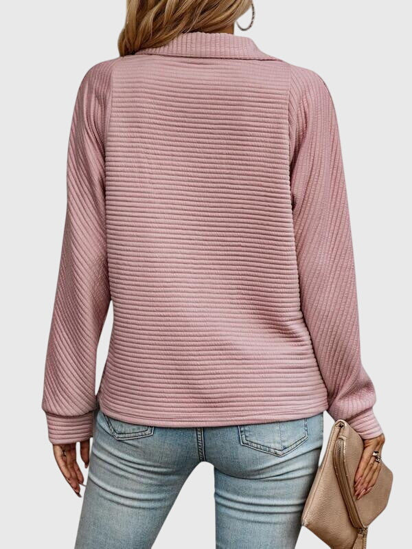 Molly | Pull Élégant à Mi-Zip