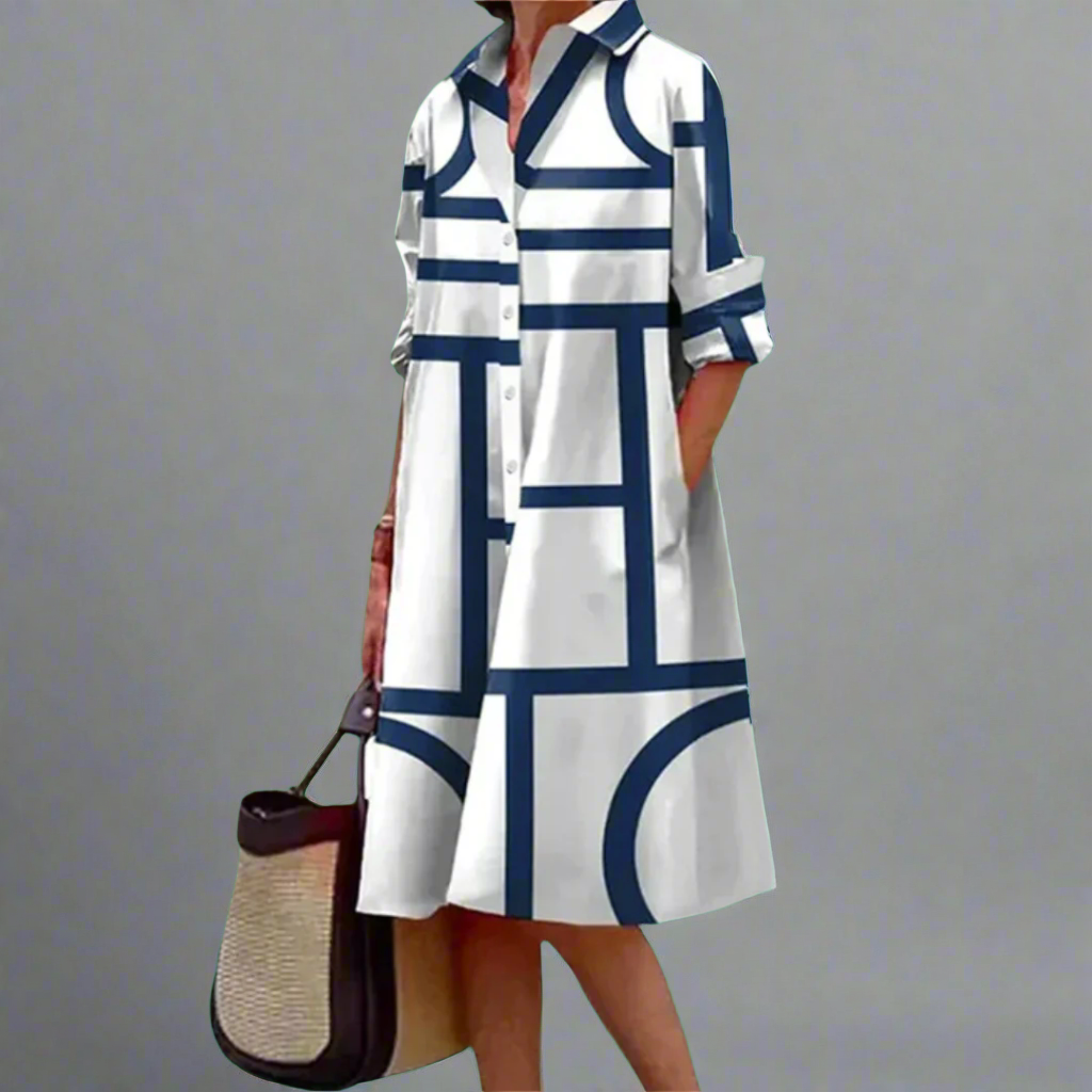 Julia™ | Robe Midi Élégante pour un Style Sans Effort