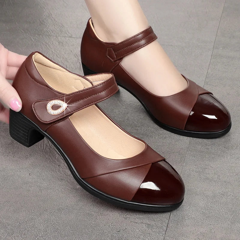 Serenella - Scarpa in pelle morbida elegante