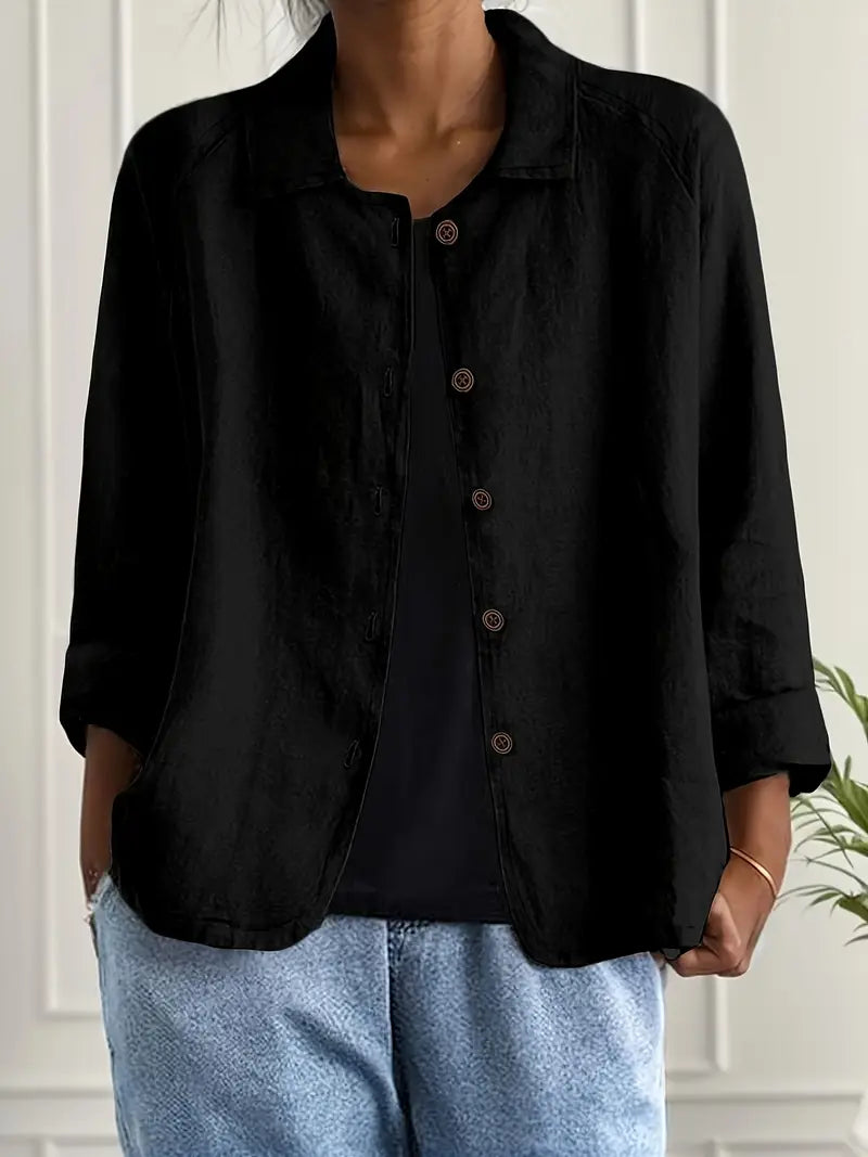 Marilla™ – Cardigan chemise léger classique