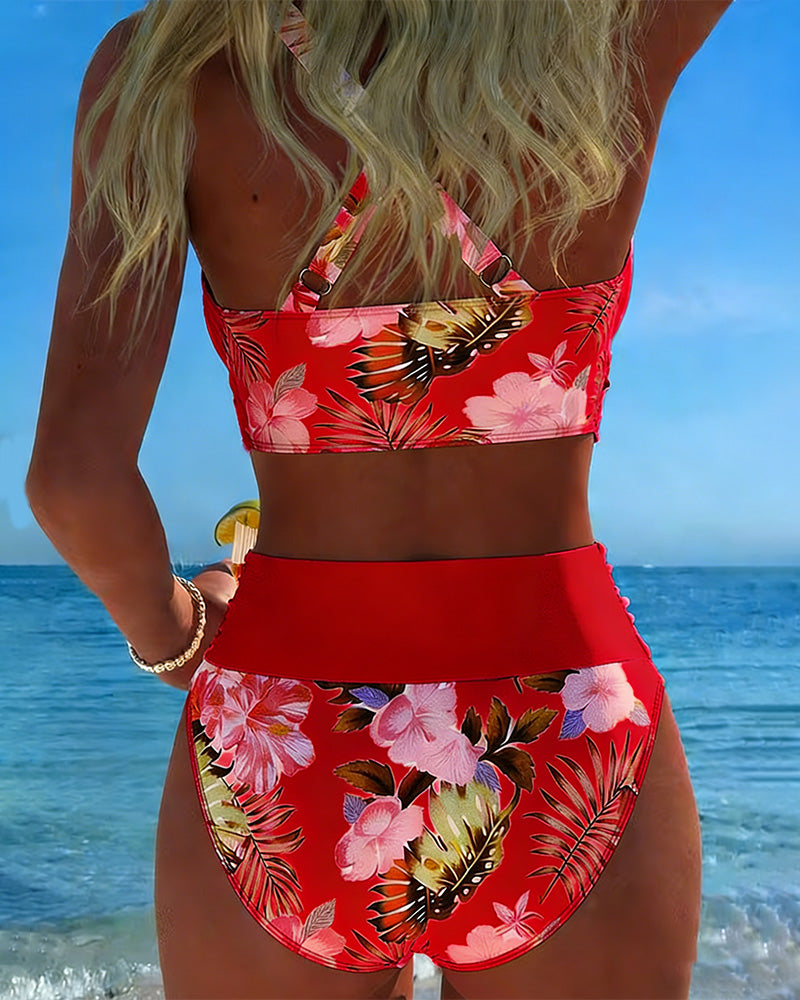 Jolina - Ensemble Bikini avec Imprimé Floral