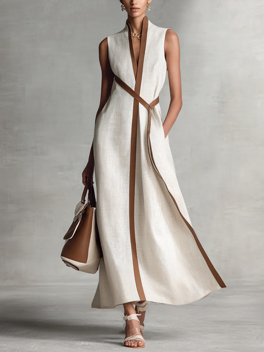 Elira™ | Robe en Lin Brise