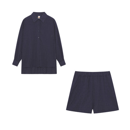Elizabeth - Ensemble Chemise et Shorts Aérés