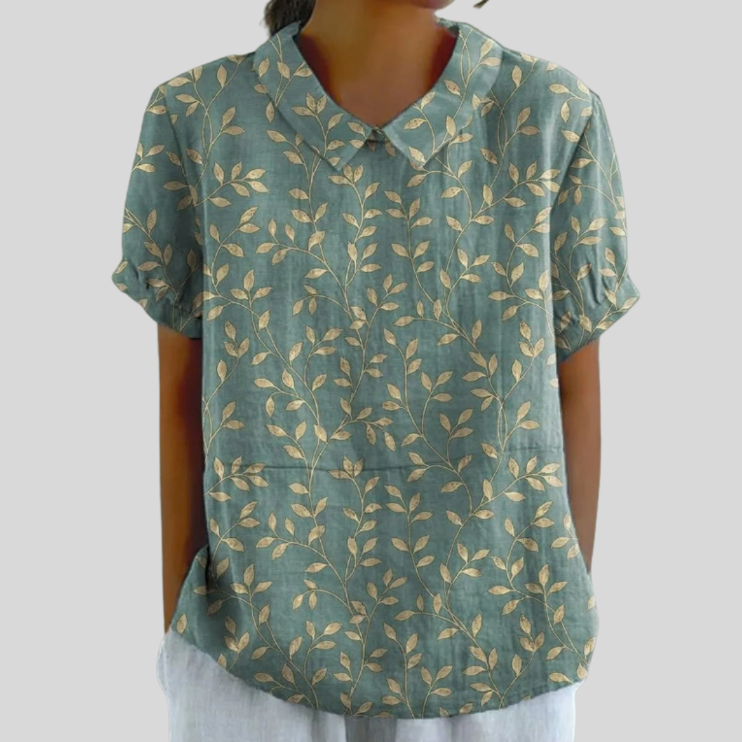 Léonie · Top Floral Élégant