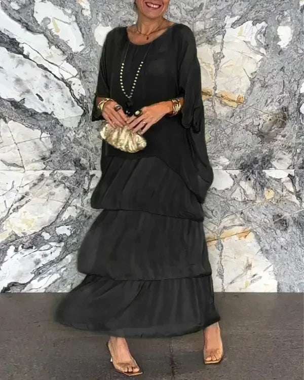 Evelyn - Robe élégante en georgette