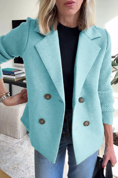 Lenora™ - Blazer Chic en Tricot à Manches