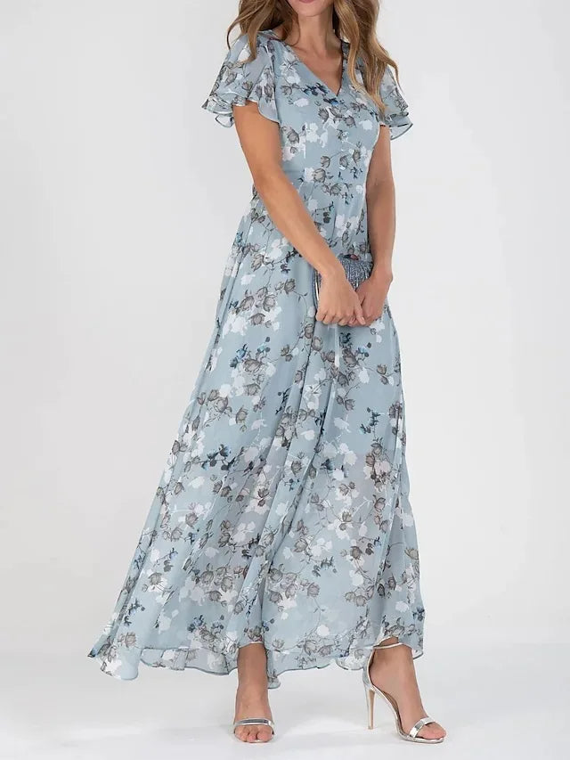 Victoria – Robe maxi d'été à imprimé floral