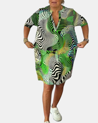 Jessica™ | Robe V-colorée