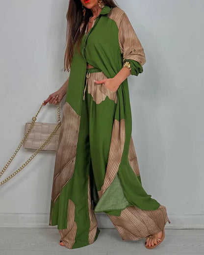 AMARA – ENSEMBLE DEUX PIÈCES ÉLÉGANT À FLUIDITÉ