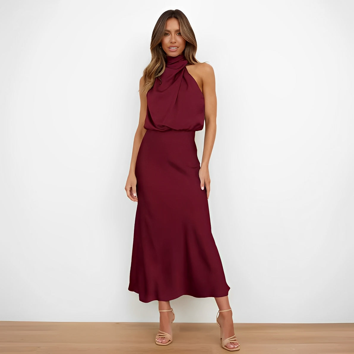 Marley - Élégante robe de soirée en satin pour femmes