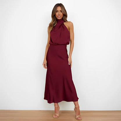 Marley - Élégante robe de soirée en satin pour femmes