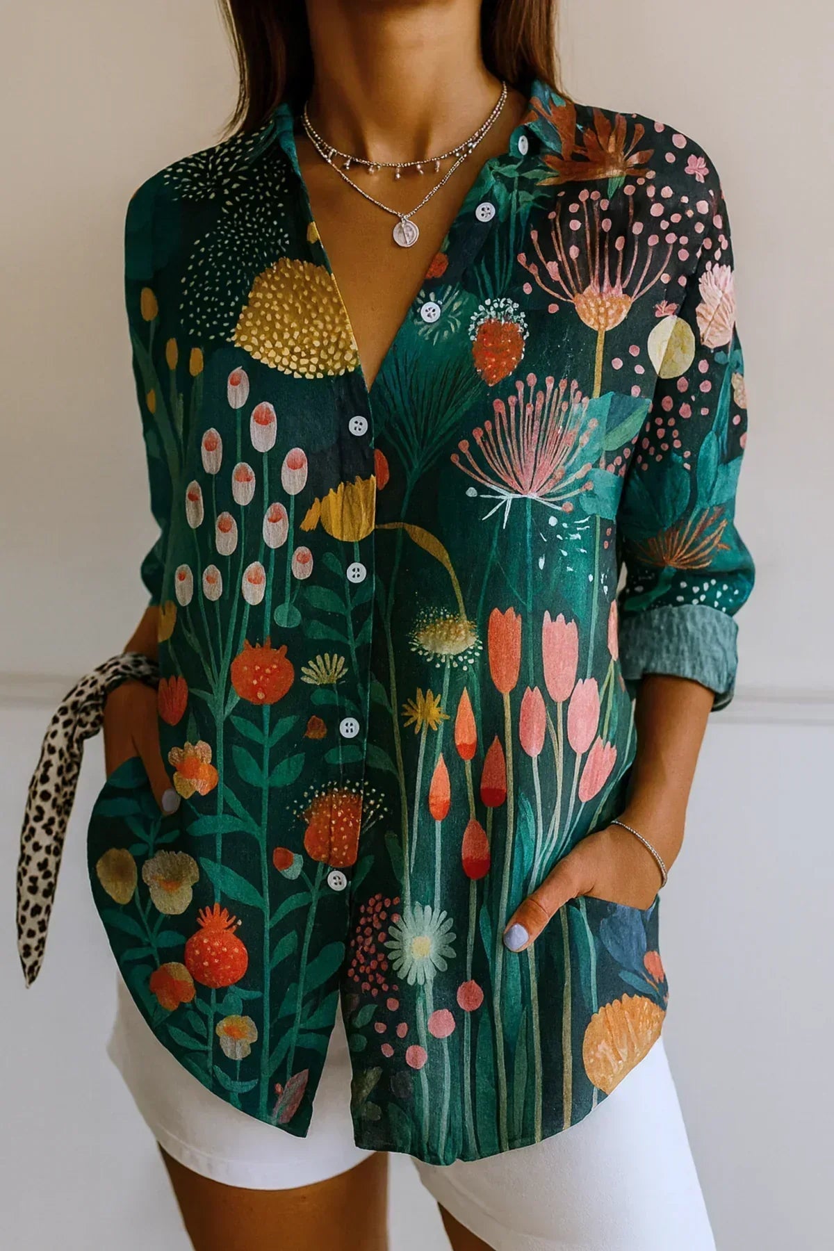 Astra | Blouse à Motif Coloré