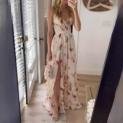 Eunise - Belle robe chic avec des fleurs pour femmes