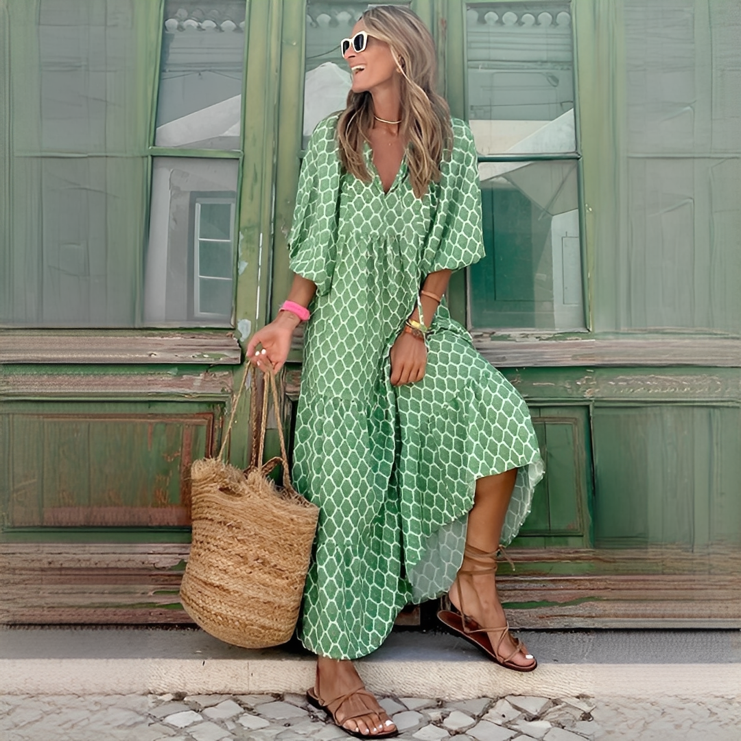 Menchie - Robe longue bohémienne pour femmes