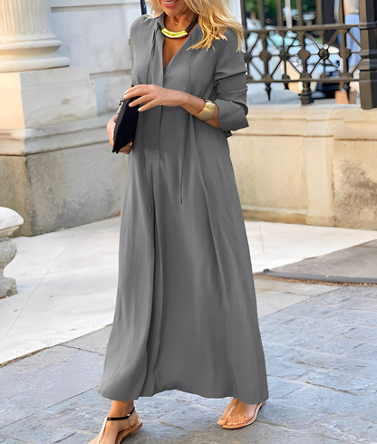 Nicole - Robe maxi décontractée et fluide pour femmes