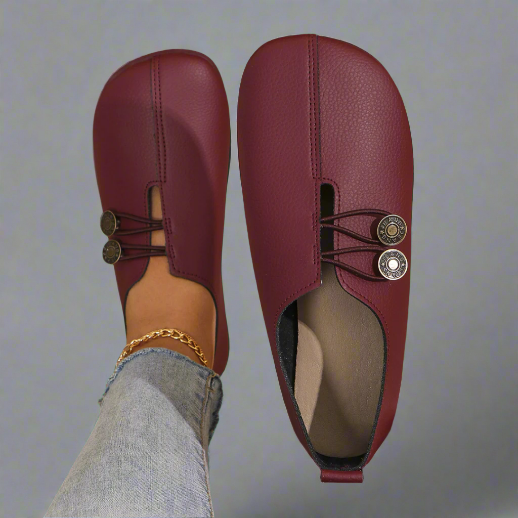 Kreszentia | Mocassins en cuir de chèvre suédé de haute qualité