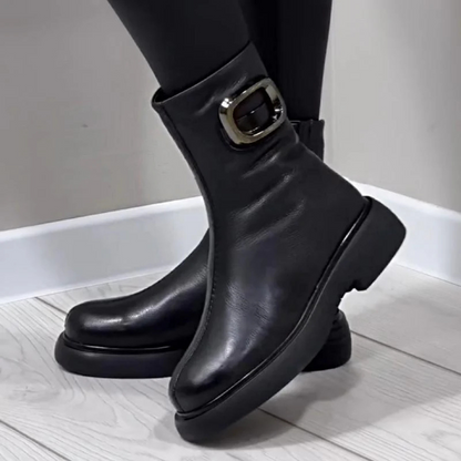 Marzia - Bottes Élégantes en Cuir
