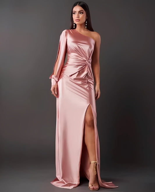 Jenna - Robe de soirée élégante avec fente pour femmes
