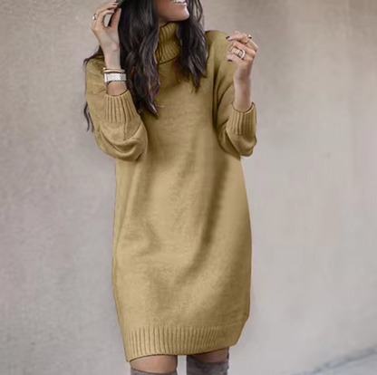 Robe-pull Col roulé pour femme | Mini